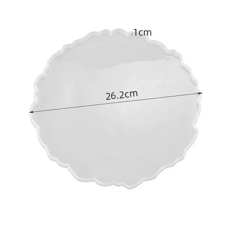 Buy The Best By Artsulli - Art is Long Life Short - Tray Epoxy Resin Silicone Mold DIY Large Rectangle Tea Plate Coaster For Home