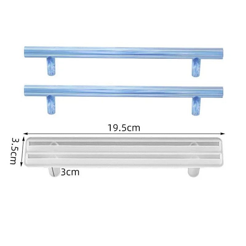 Buy The Best By Artsulli - Art is Long Life Short - Tray Epoxy Resin Silicone Mold DIY Large Rectangle Tea Plate Coaster For Home