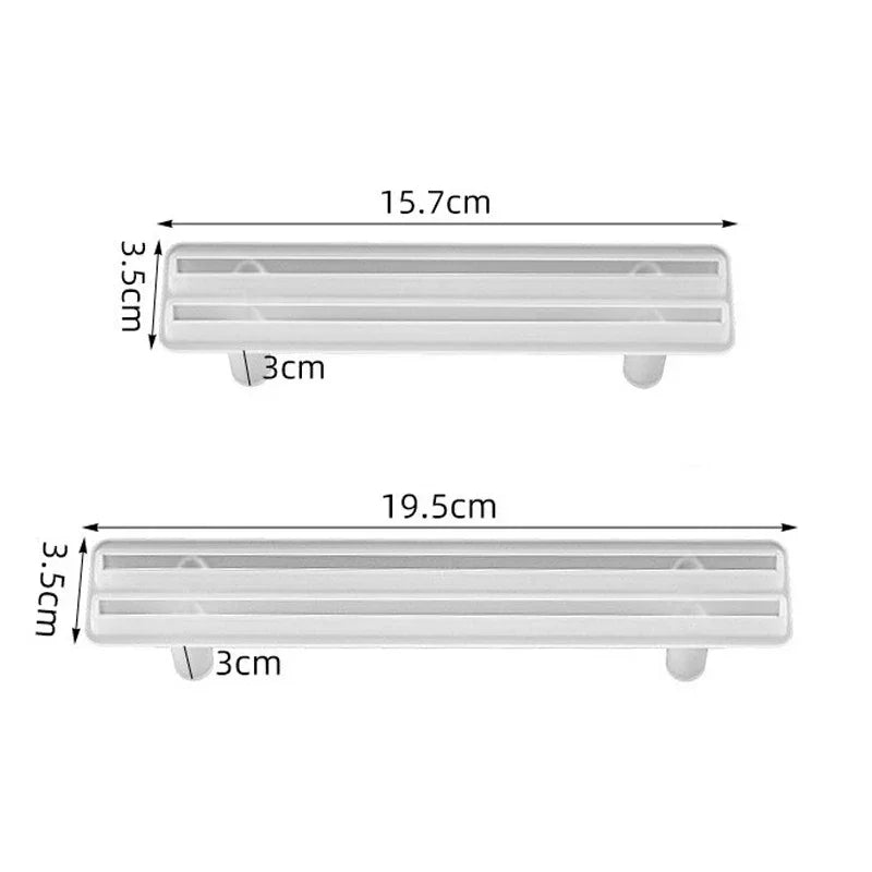 Buy The Best By Artsulli - Art is Long Life Short - Tray Epoxy Resin Silicone Mold DIY Large Rectangle Tea Plate Coaster For Home