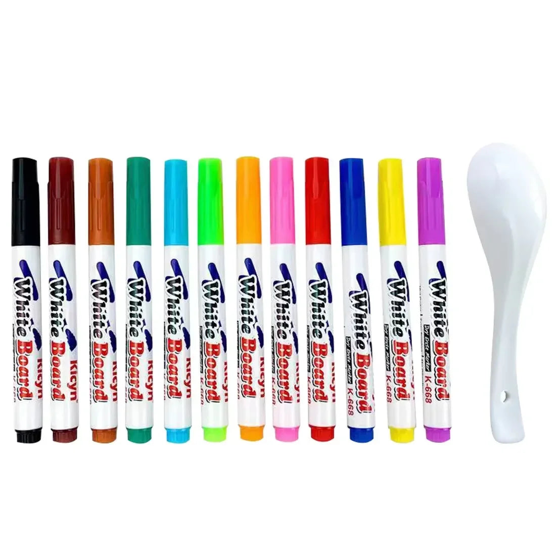 Buy The Best By Artsulli - Art is Long Life Short - Water Floating Pen Magical Ink Pens With Spoon Color Painting Chalk Graffiti Drawing