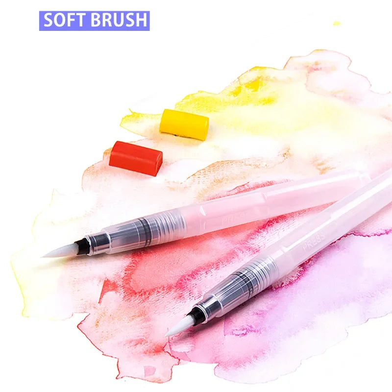 Buy The Best By Artsulli - Art is Long Life Short - Watercolor Soft Pen Brush Refillable Water for Painting Drawing Calligraphy Supplies