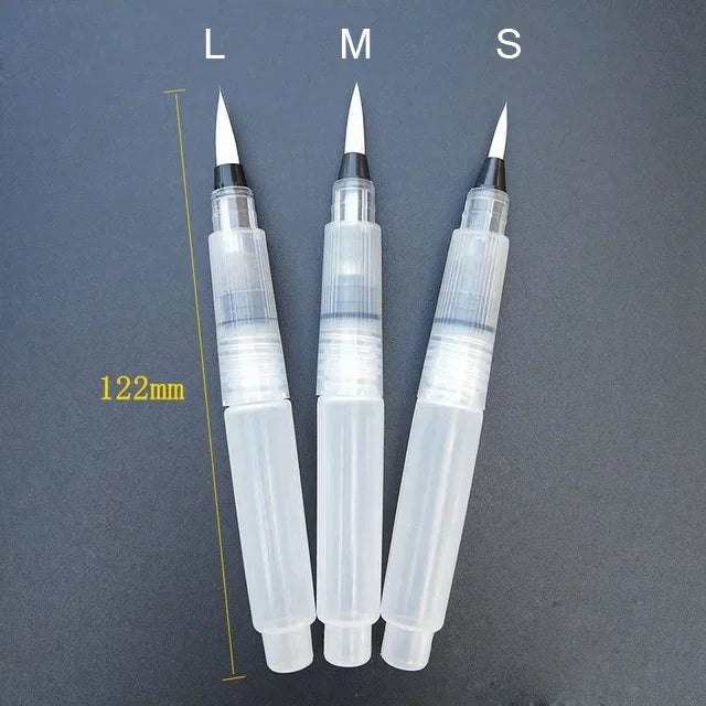 Buy The Best By Artsulli - Art is Long Life Short - Watercolor Soft Pen Brush Refillable Water for Painting Drawing Calligraphy Supplies