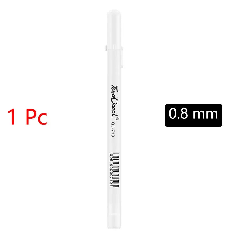 Buy The Best By Artsulli - Art is Long Life Short - White Marker Pens set Oily Waterproof Gel Pen DIY Graffiti Sketching Stationery Writing