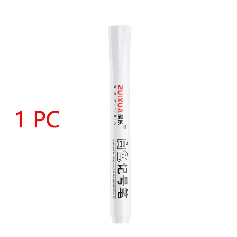 Buy The Best By Artsulli - Art is Long Life Short - White Marker Pens set Oily Waterproof Gel Pen DIY Graffiti Sketching Stationery Writing