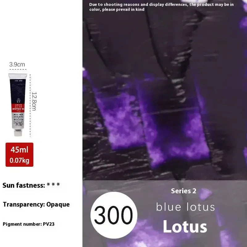 Buy The Best By Artsulli - Art is Long Life Short - Winsor&Newton 45ML Oil Paint,Colorful Professionals Artist Drawing Tools for Canvas