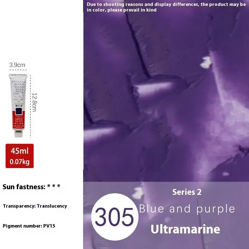 Buy The Best By Artsulli - Art is Long Life Short - Winsor&Newton 45ML Oil Paint,Colorful Professionals Artist Drawing Tools for Canvas