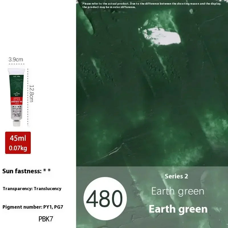 Buy The Best By Artsulli - Art is Long Life Short - Winsor&Newton 45ML Oil Paint,Colorful Professionals Artist Drawing Tools for Canvas