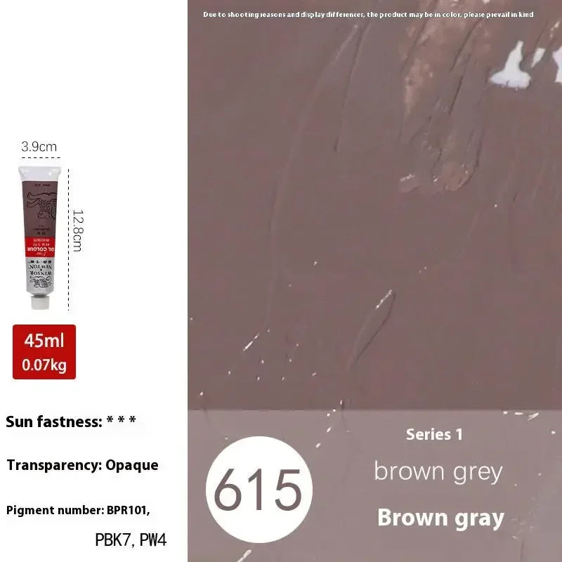 Buy The Best By Artsulli - Art is Long Life Short - Winsor&Newton 45ML Oil Paint,Colorful Professionals Artist Drawing Tools for Canvas