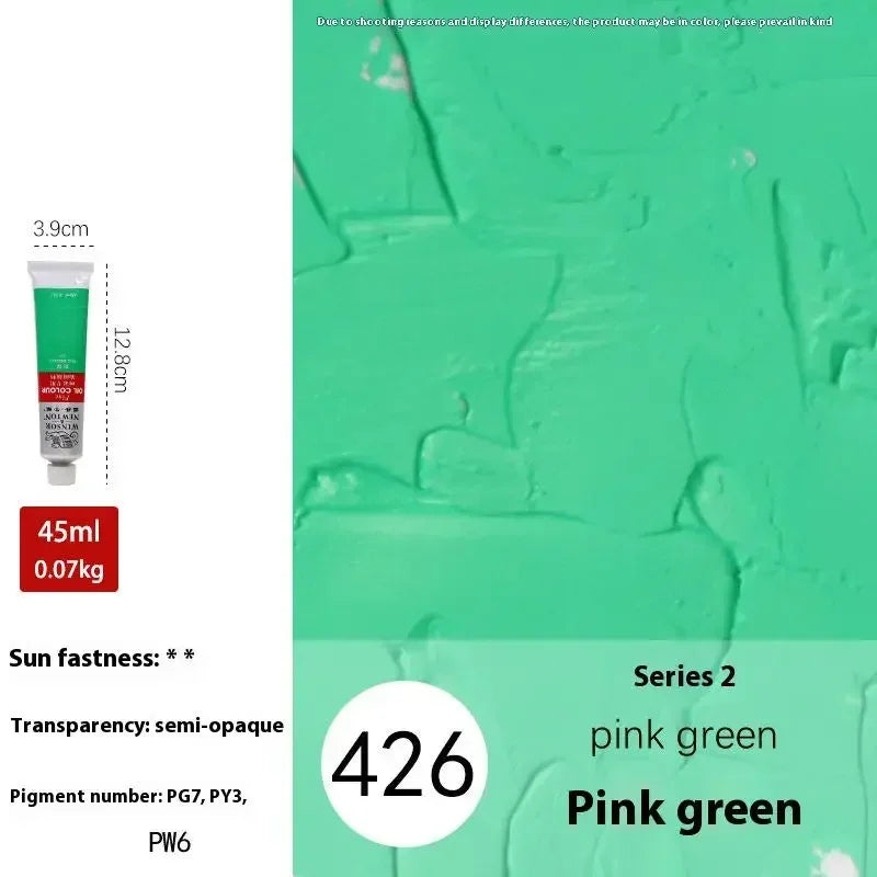 Buy The Best By Artsulli - Art is Long Life Short - Winsor&Newton 45ML Oil Paint,Colorful Professionals Artist Drawing Tools for Canvas