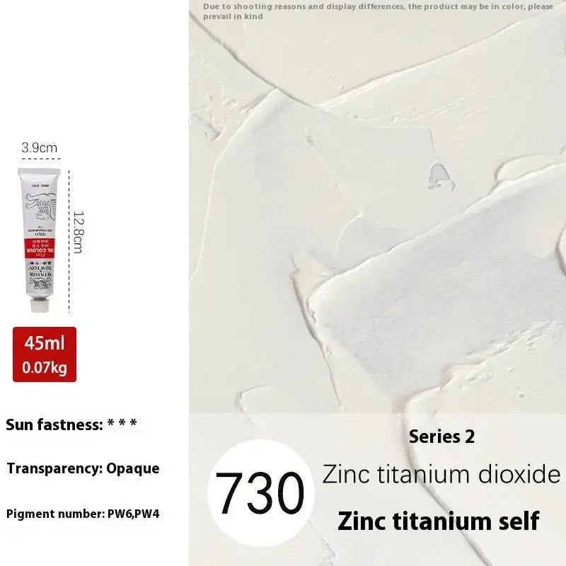 Buy The Best By Artsulli - Art is Long Life Short - Winsor&Newton 45ML Oil Paint,Colorful Professionals Artist Drawing Tools for Canvas