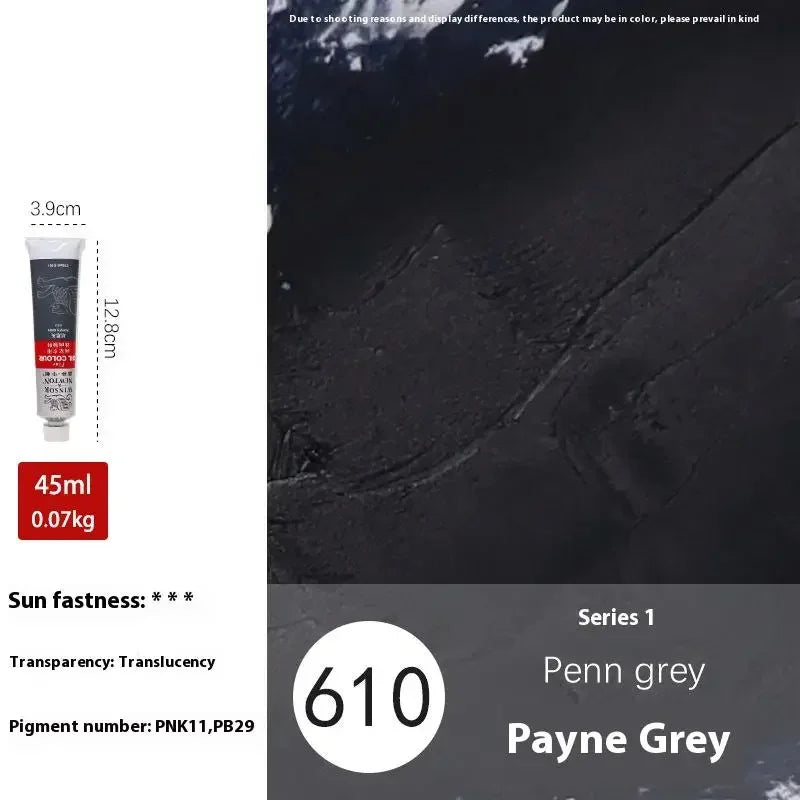 Buy The Best By Artsulli - Art is Long Life Short - Winsor&Newton 45ML Oil Paint,Colorful Professionals Artist Drawing Tools for Canvas