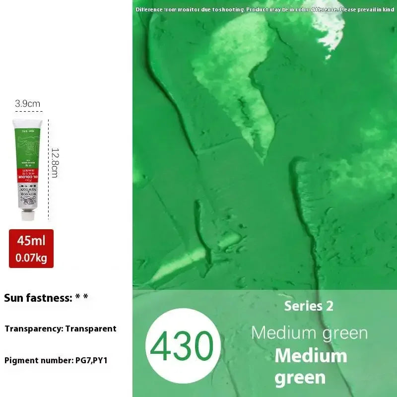 Buy The Best By Artsulli - Art is Long Life Short - Winsor&Newton 45ML Oil Paint,Colorful Professionals Artist Drawing Tools for Canvas