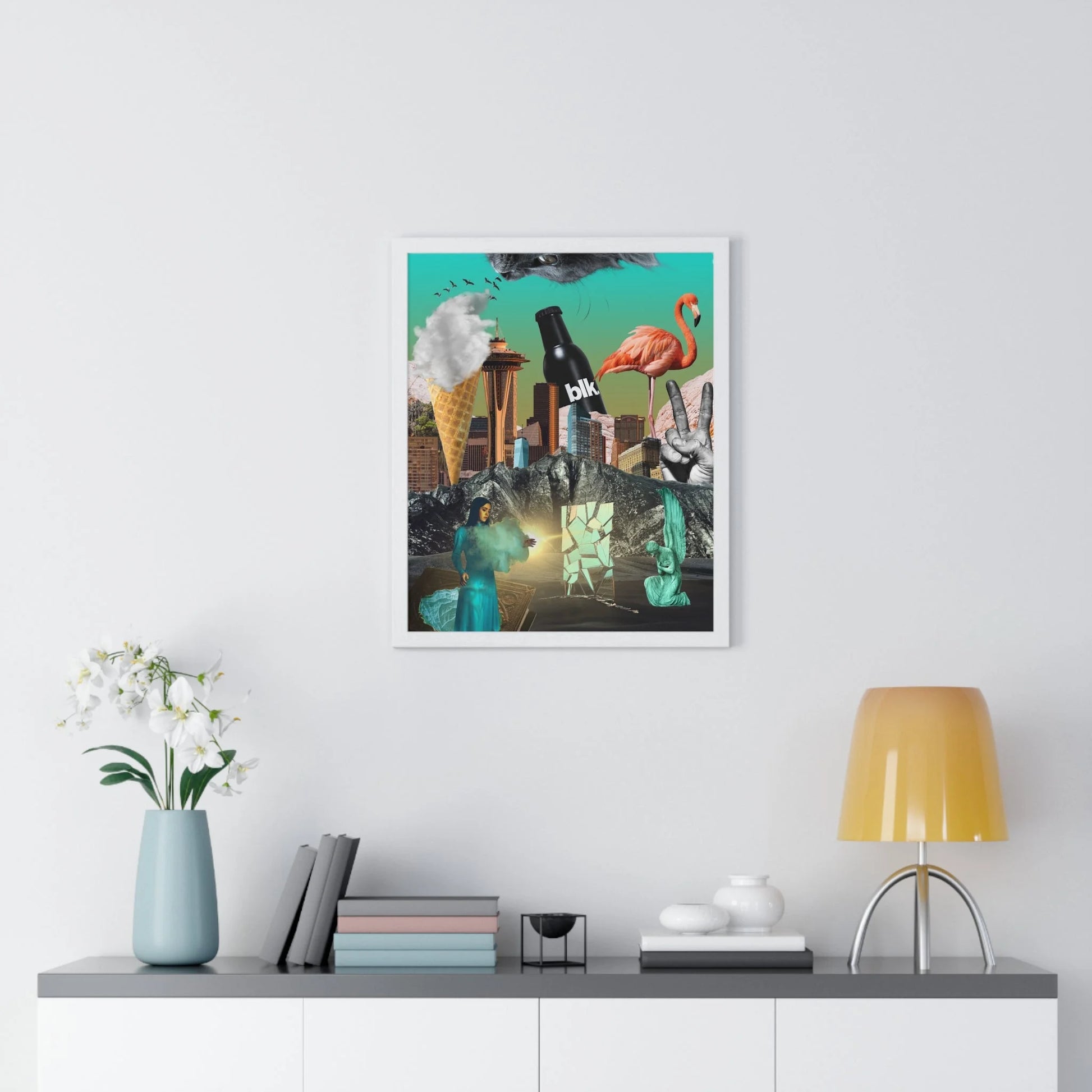 Buy The Best By Artsulli x Color Printify - Vertical Framed Poster - 2025