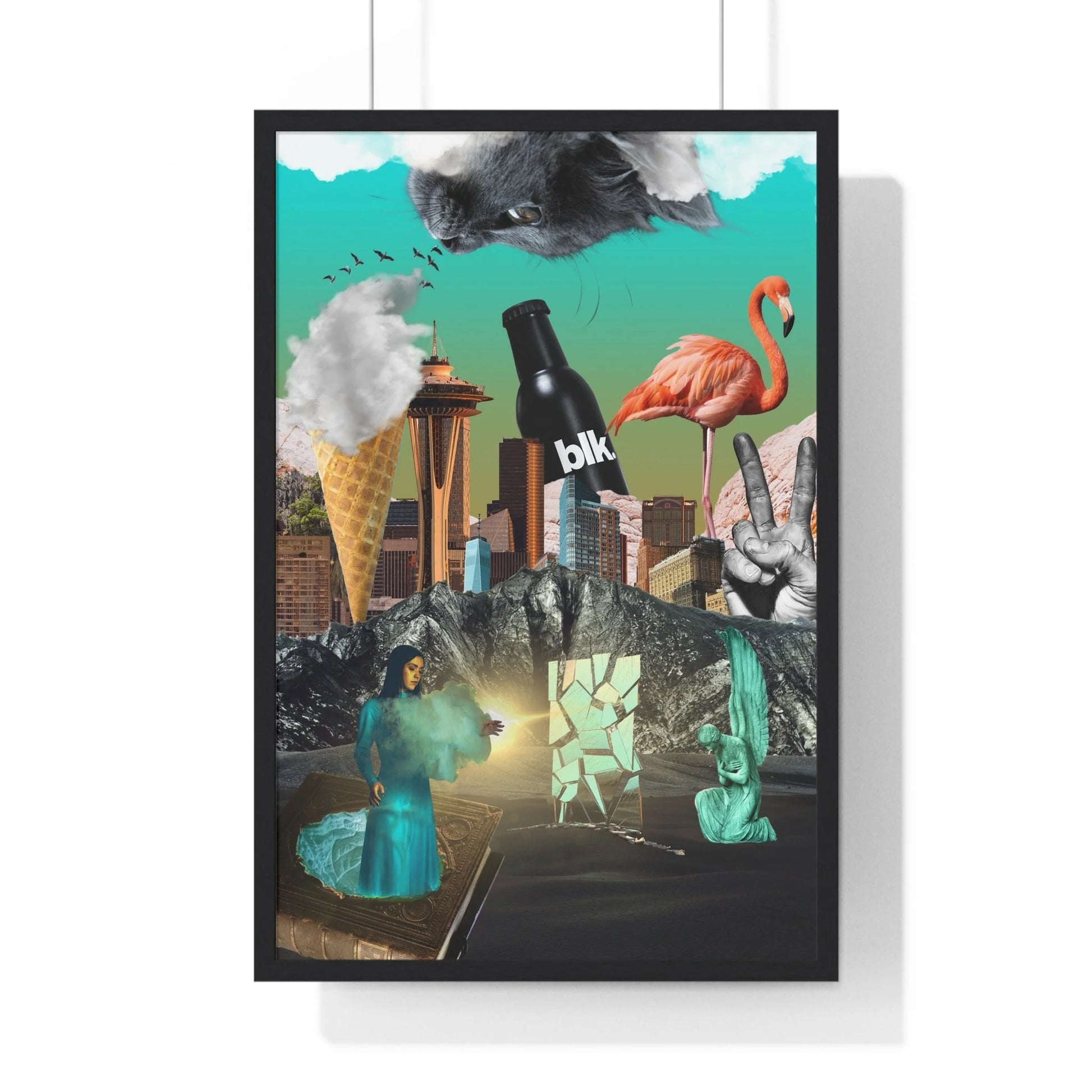 Buy The Best By Artsulli x Color Printify - Vertical Framed Poster - 2025