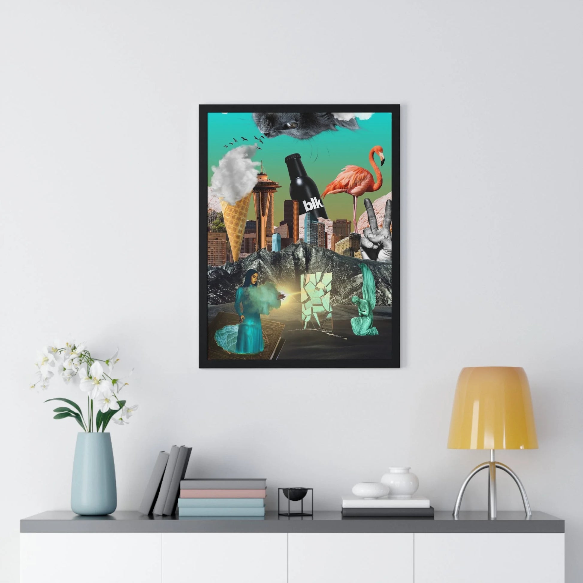 Buy The Best By Artsulli x Color Printify - Vertical Framed Poster - 2025
