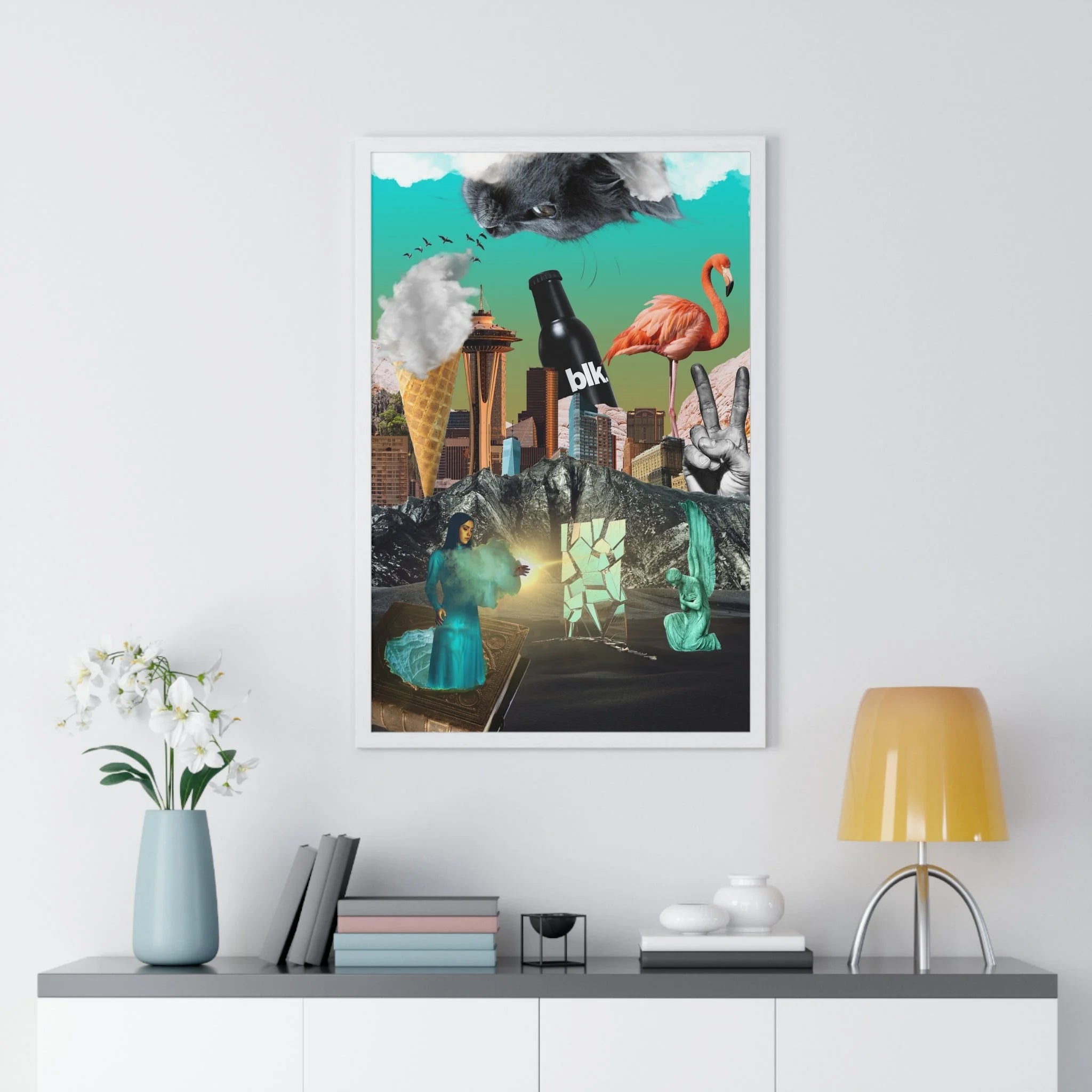 Buy The Best By Artsulli x Color Printify - Vertical Framed Poster - 2025
