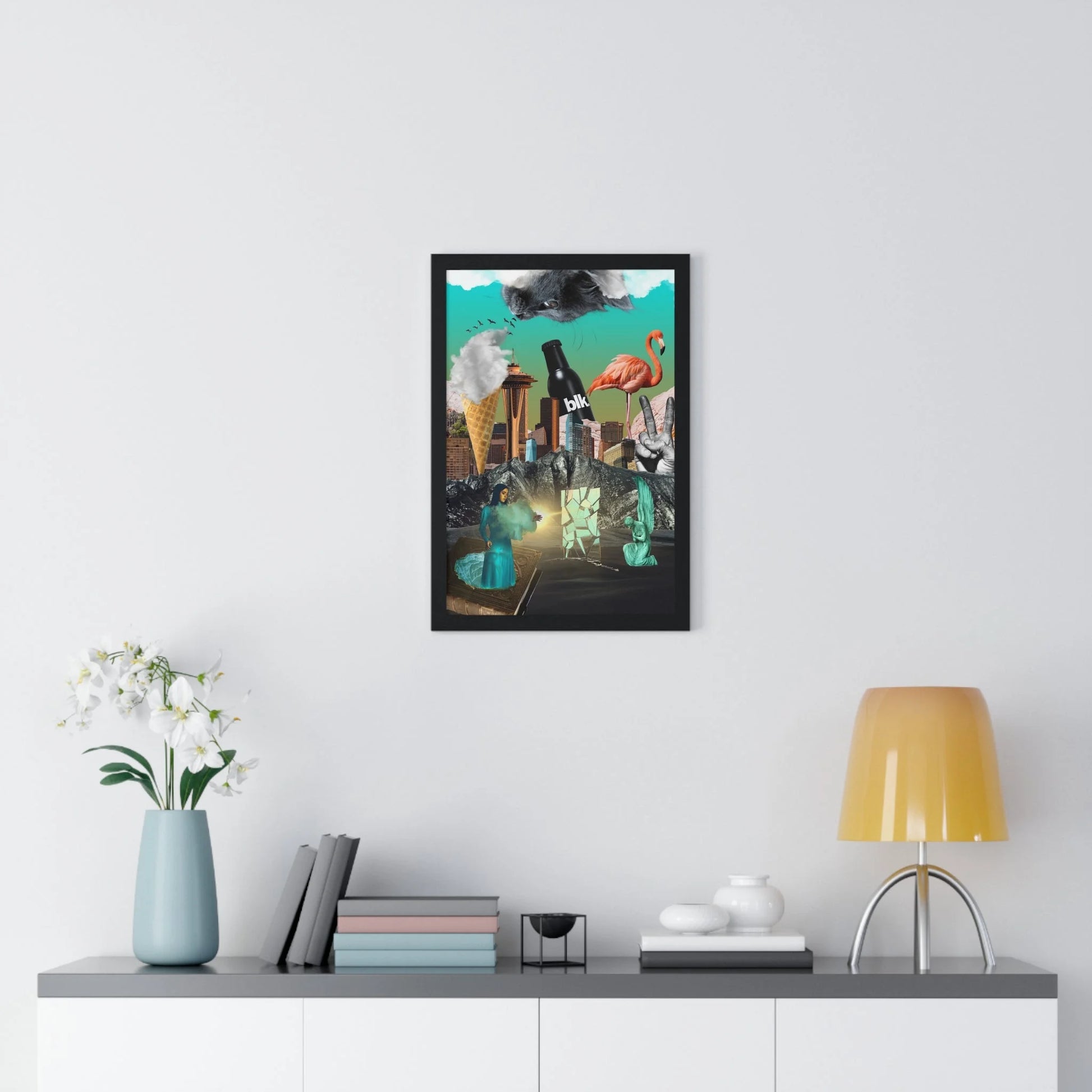 Buy The Best By Artsulli x Color Printify - Vertical Framed Poster - 2025