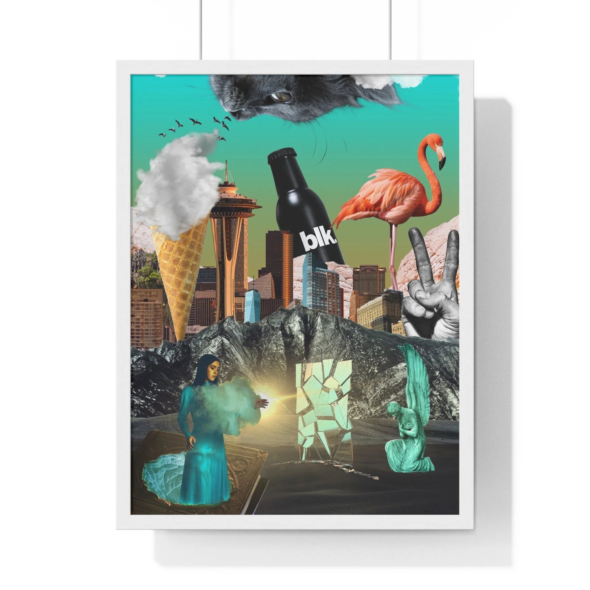 Buy The Best By Artsulli x Color Printify - Vertical Framed Poster - 2025