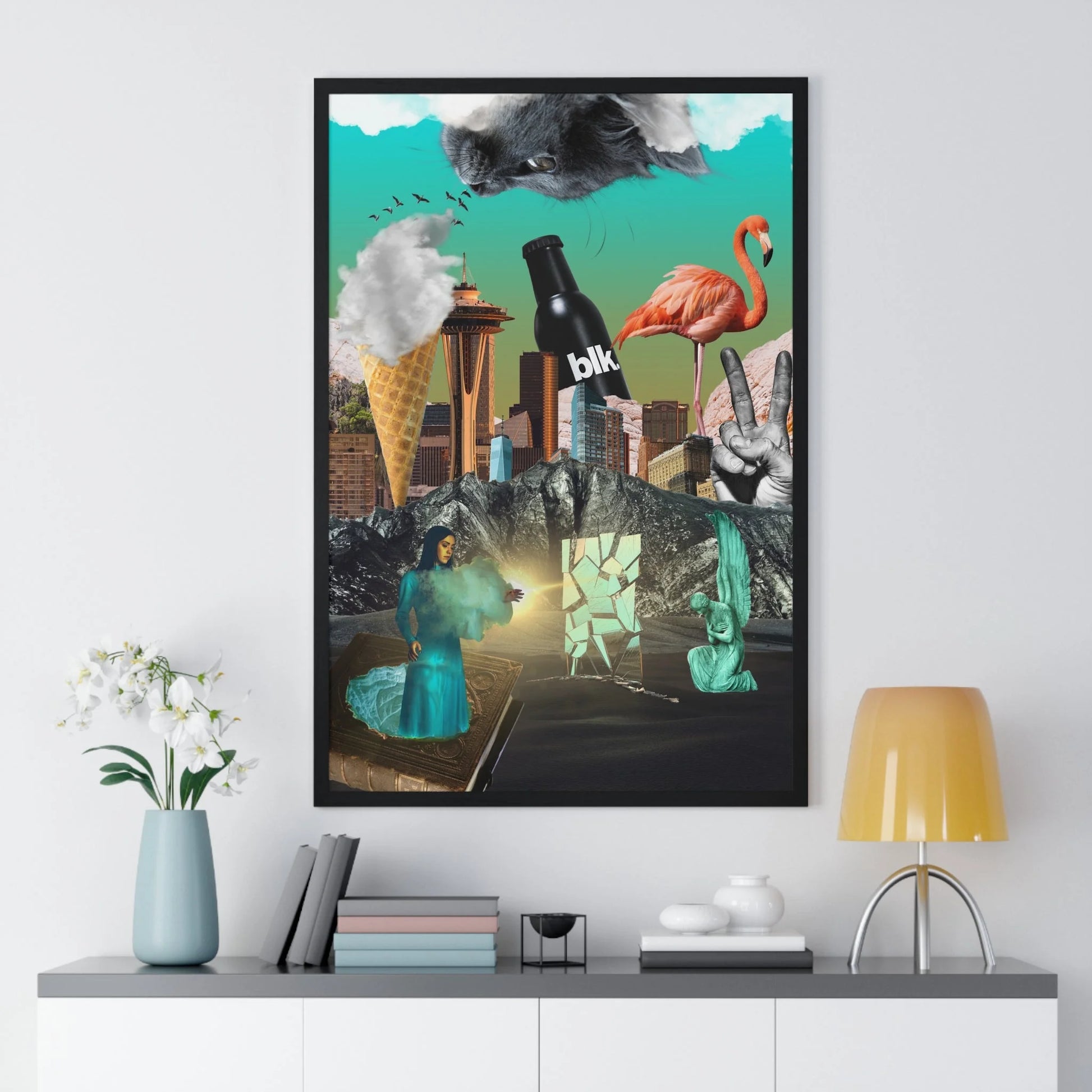 Buy The Best By Artsulli x Color Printify - Vertical Framed Poster - 2025