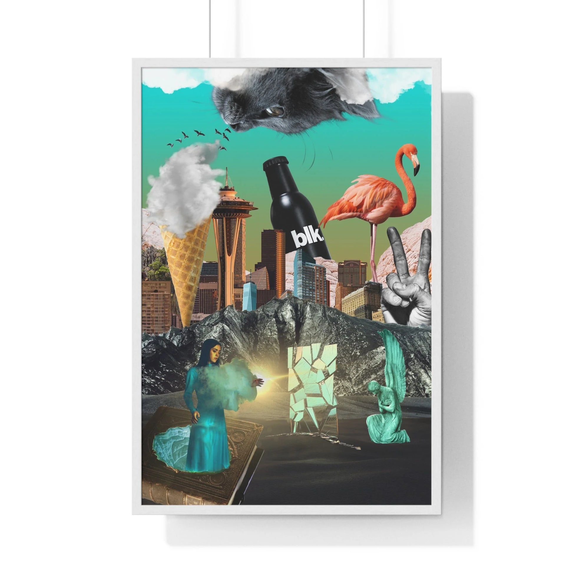 Buy The Best By Artsulli x Color Printify - Vertical Framed Poster - 2025