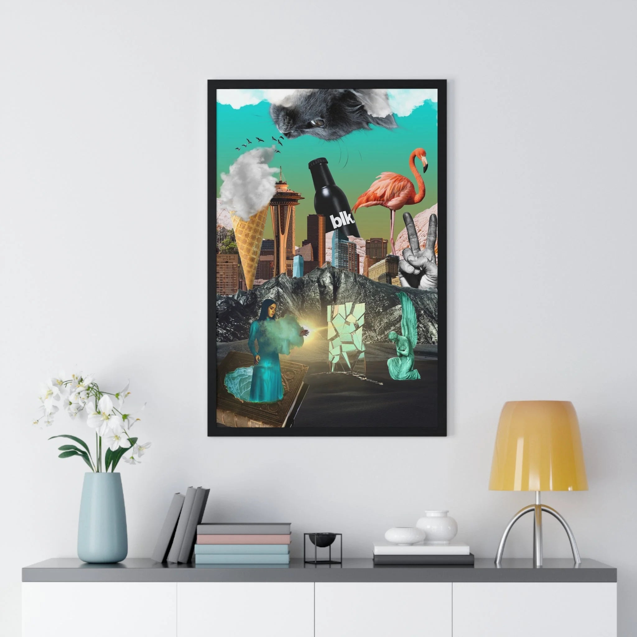 Buy The Best By Artsulli x Color Printify - Vertical Framed Poster - 2025