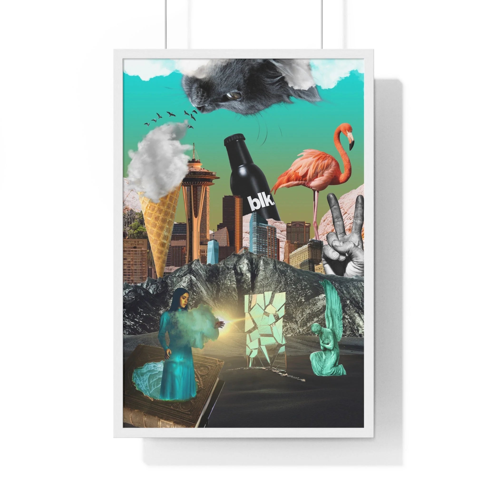 Buy The Best By Artsulli x Color Printify - Vertical Framed Poster - 2025