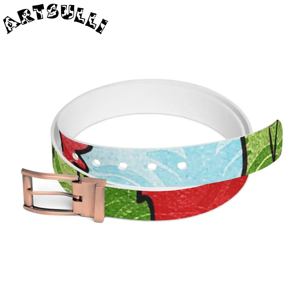C4 Abstract Belt Launches Flair, Artsulli - Art is Long, Life is Short, Accessories, Material, Bronze Metal, Size, 50'', , , 20450808615728976365