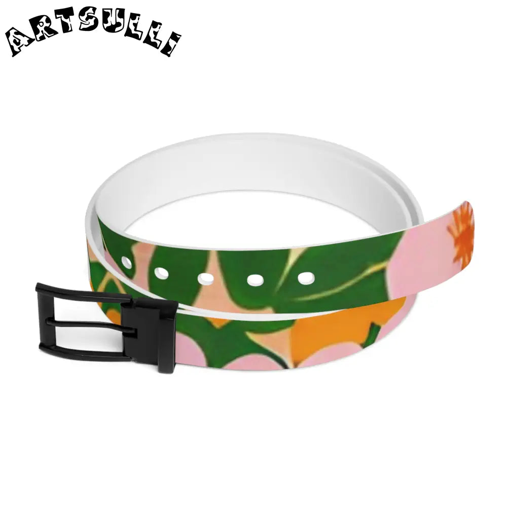 JAKKOUTTHEBXX C4 Abstract Floral Belt 2025