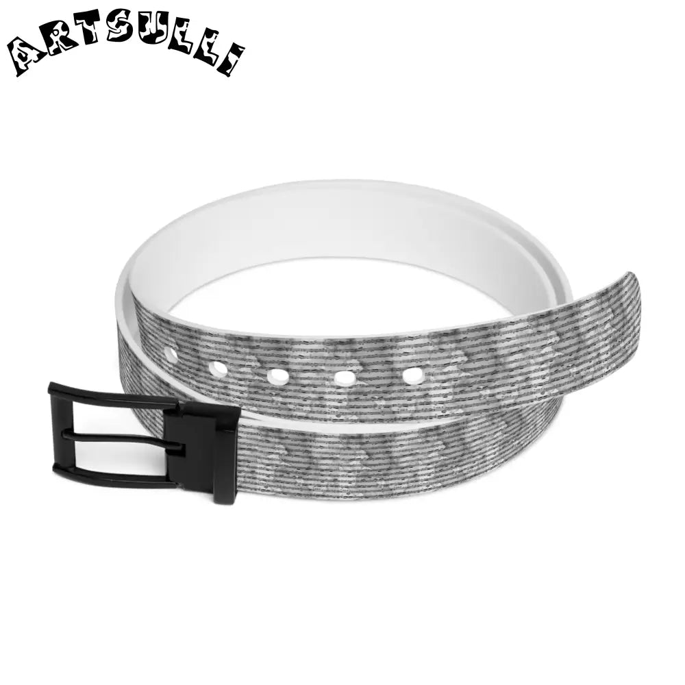 JAKKOUTTHEBXX C4 Black and White Patterned Buckle Belt 2025