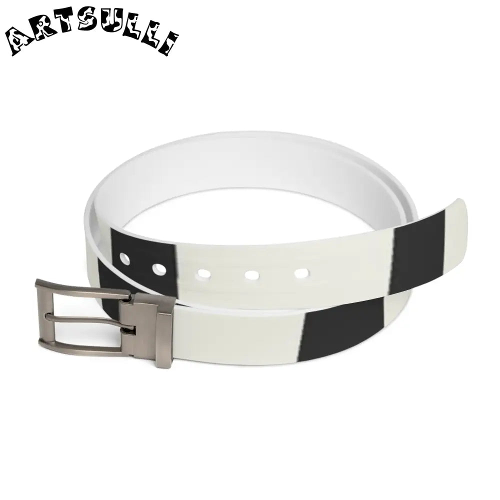 C4 Checkerboard Belt Launches Fashion, Artsulli - Art is Long, Life is Short, Accessories, Material, Gun Metal, Size, 50'', , , 68811852601140