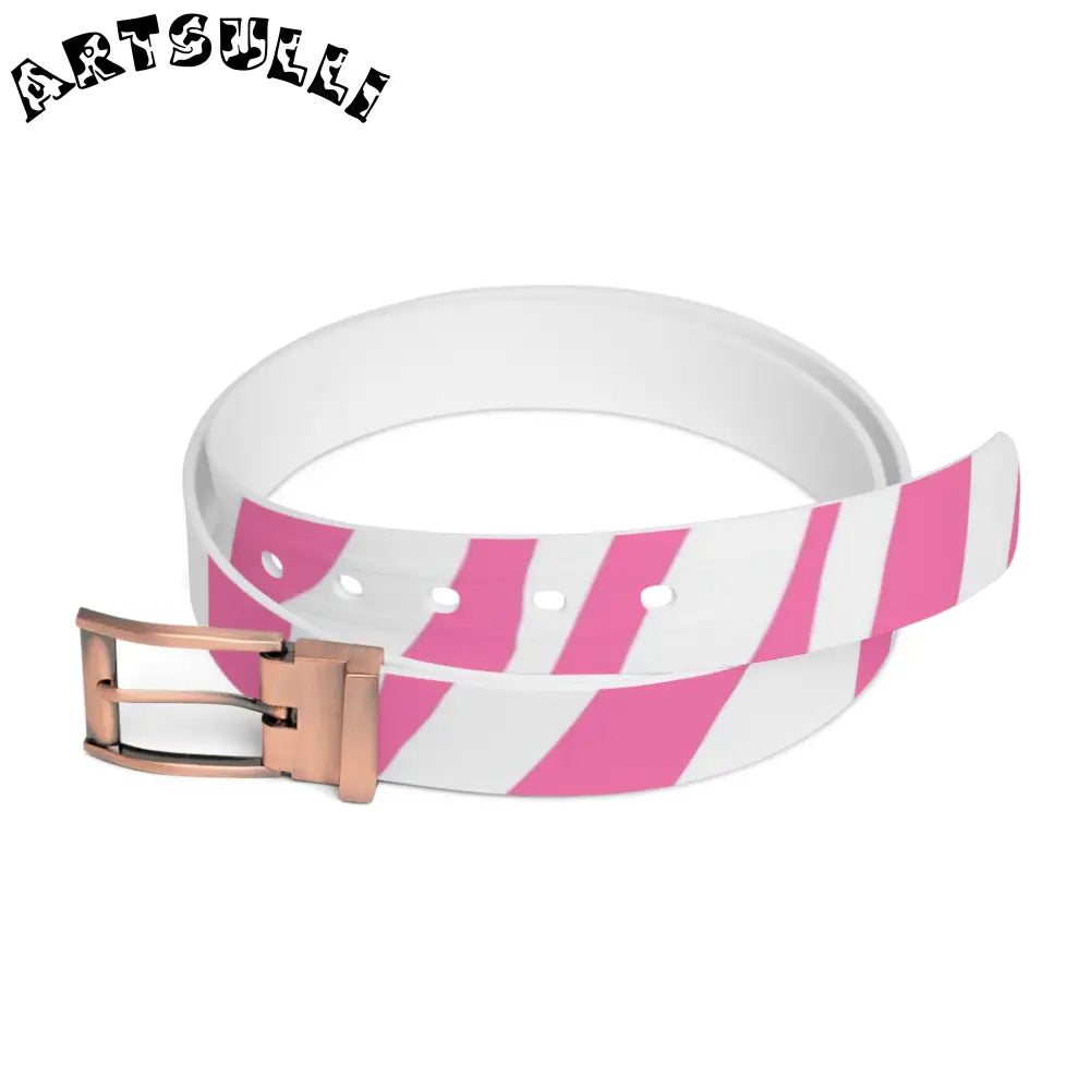 C4 Personalized Water-Resistant Striped Belt, Artsulli - Art is Long, Life is Short, Accessories, Material, Bronze Metal, Size, 50'', , , 46099691906302683801