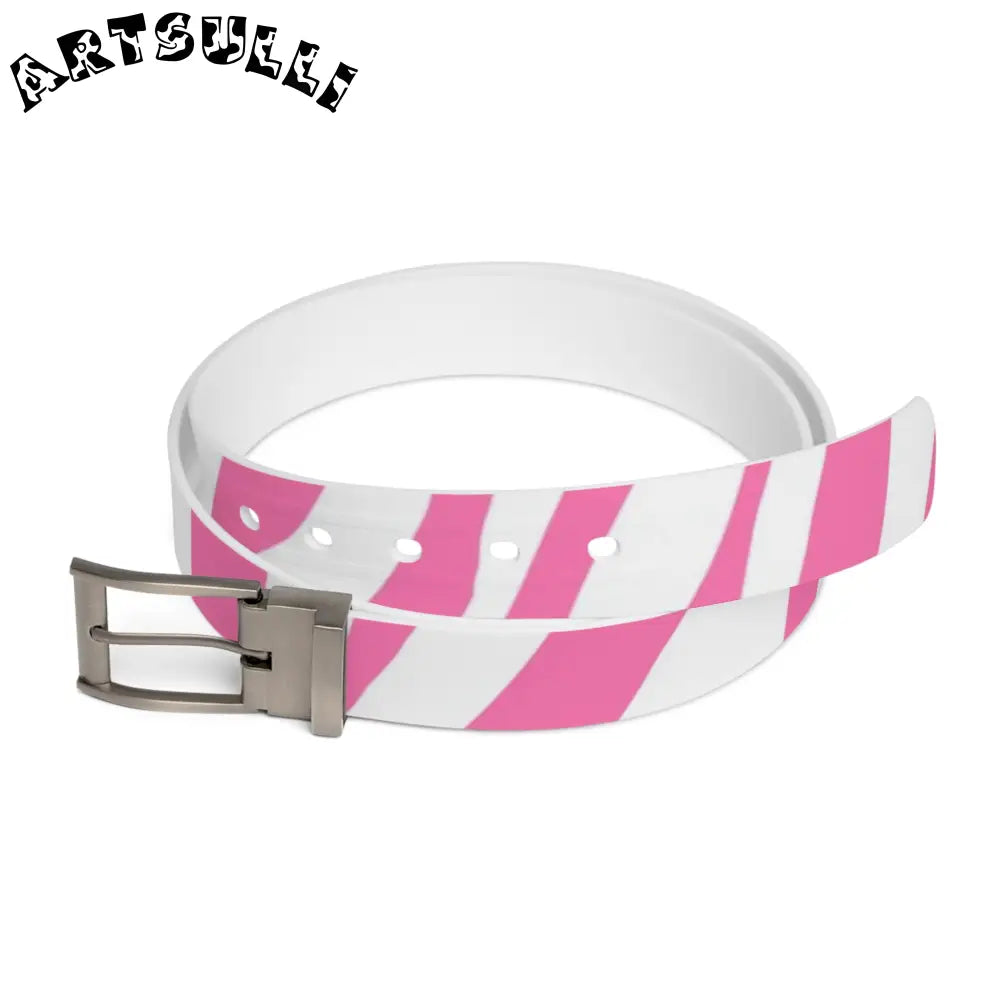 C4 Personalized Water-Resistant Striped Belt, Artsulli - Art is Long, Life is Short, Accessories, Material, Gun Metal, Size, 50'', , , 69373206061281551011