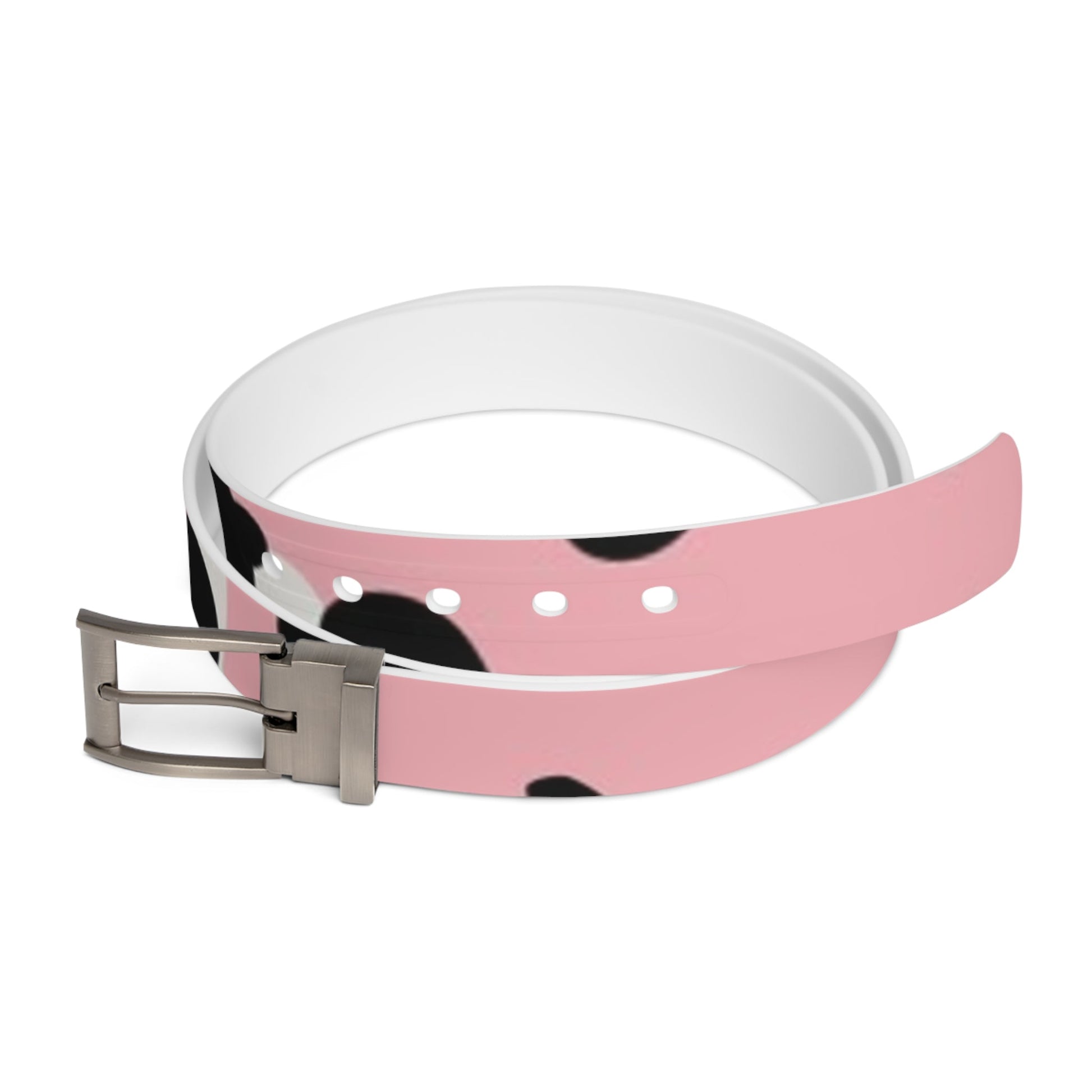 C4 Pink Polka Dot Belt, Artsulli - Art is Long, Life is Short, Accessories, Material, Gun Metal, Size, 50'', , , 30965165827967245675