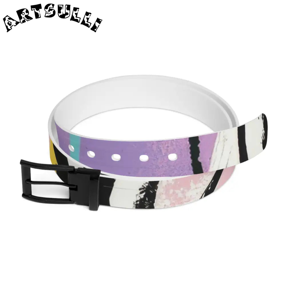C4 Wild Zebra Stripes Belt, Artsulli - Art is Long, Life is Short, Accessories, Material, Black Metal, Size, 50'', , , 13807801380923601264