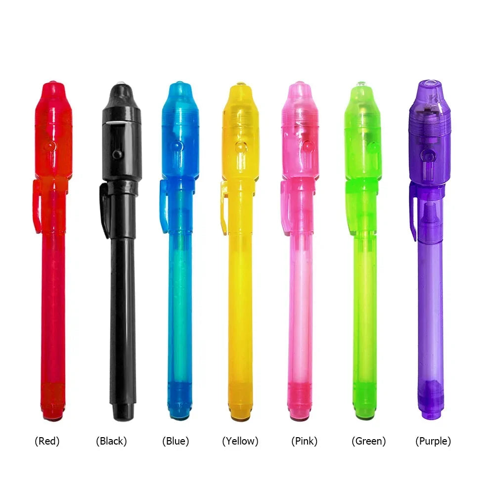 Buy The Best By Artsulli - Art is Long Life Short - UV Light Pen Invisible Magic Pencil Secret Fluorescent for Kids Child Drawing Painting