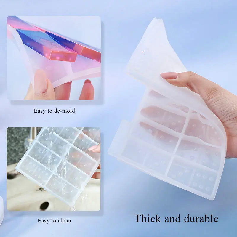 Silicone Resin Molds Kit Epoxy Resin Casting Molds Set Keychain Silicone Moule For Earring Jewelry Making DIY Craft Art Supplies