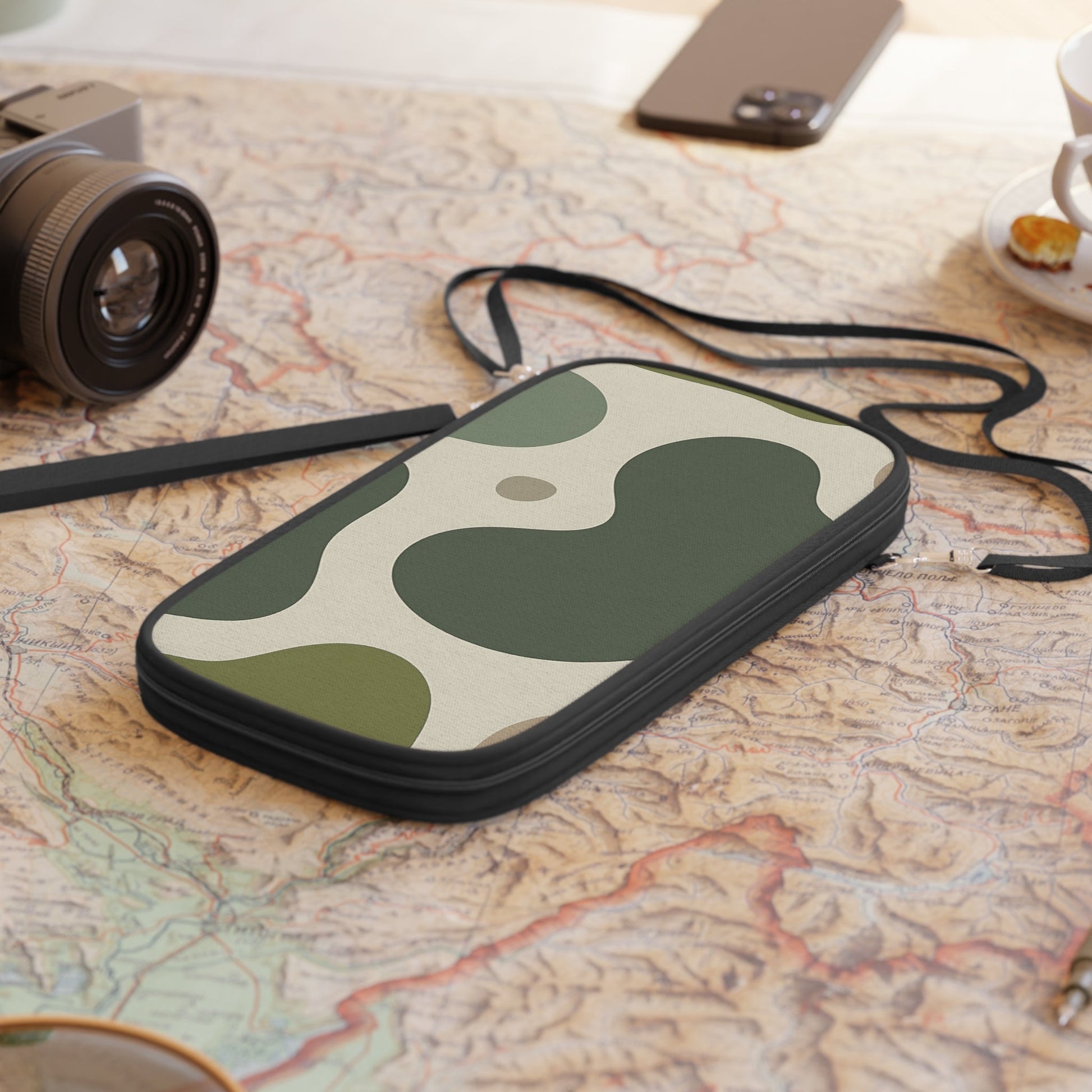 Camouflage Organizer Pouch, Artsulli - Art is Long, Life is Short, Bags, , , , , , , 