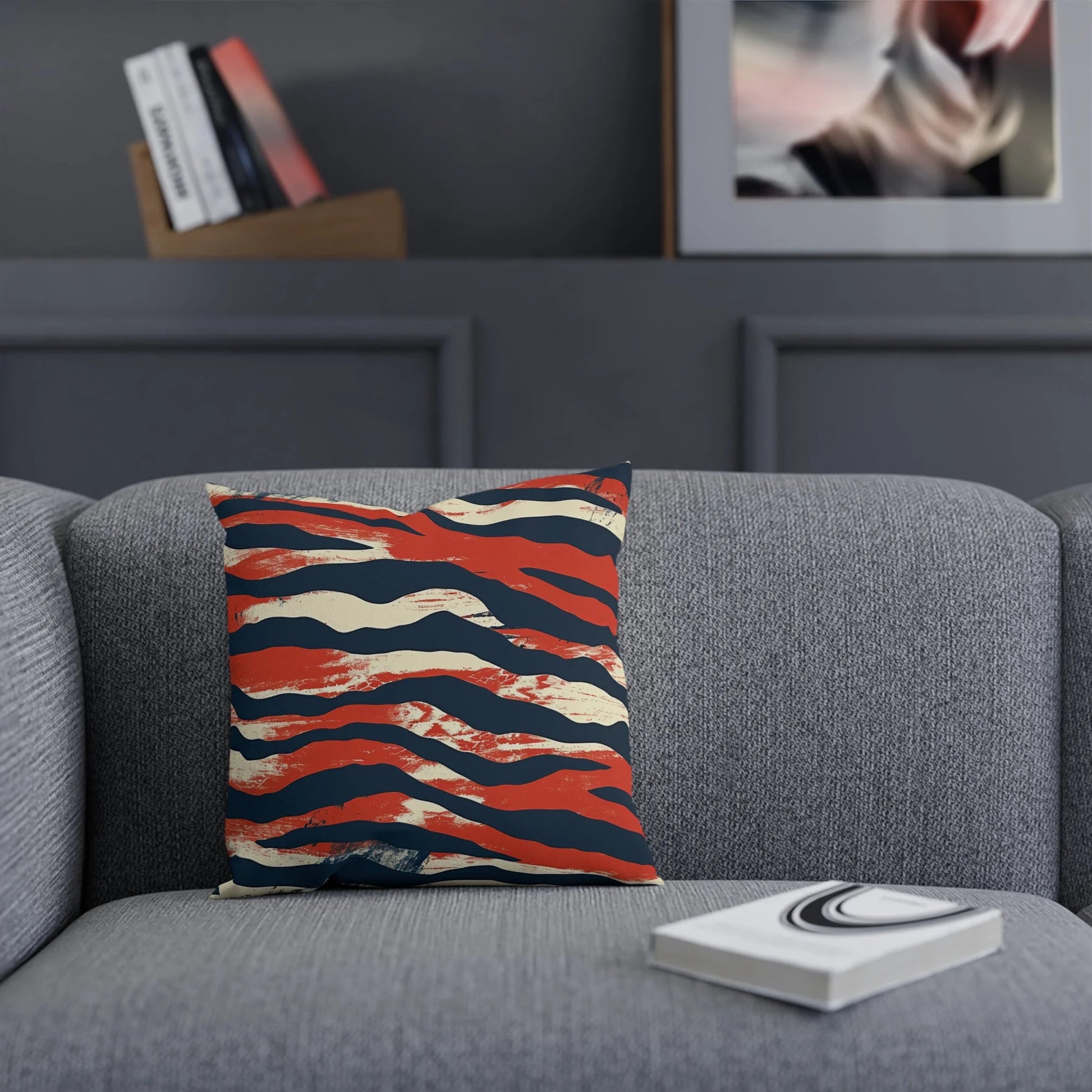 Capricious Tiger Wave Cushion a Decor Enthusiast Dream, Artsulli - Art is Long, Life is Short, Home Decor, , , , , , , 