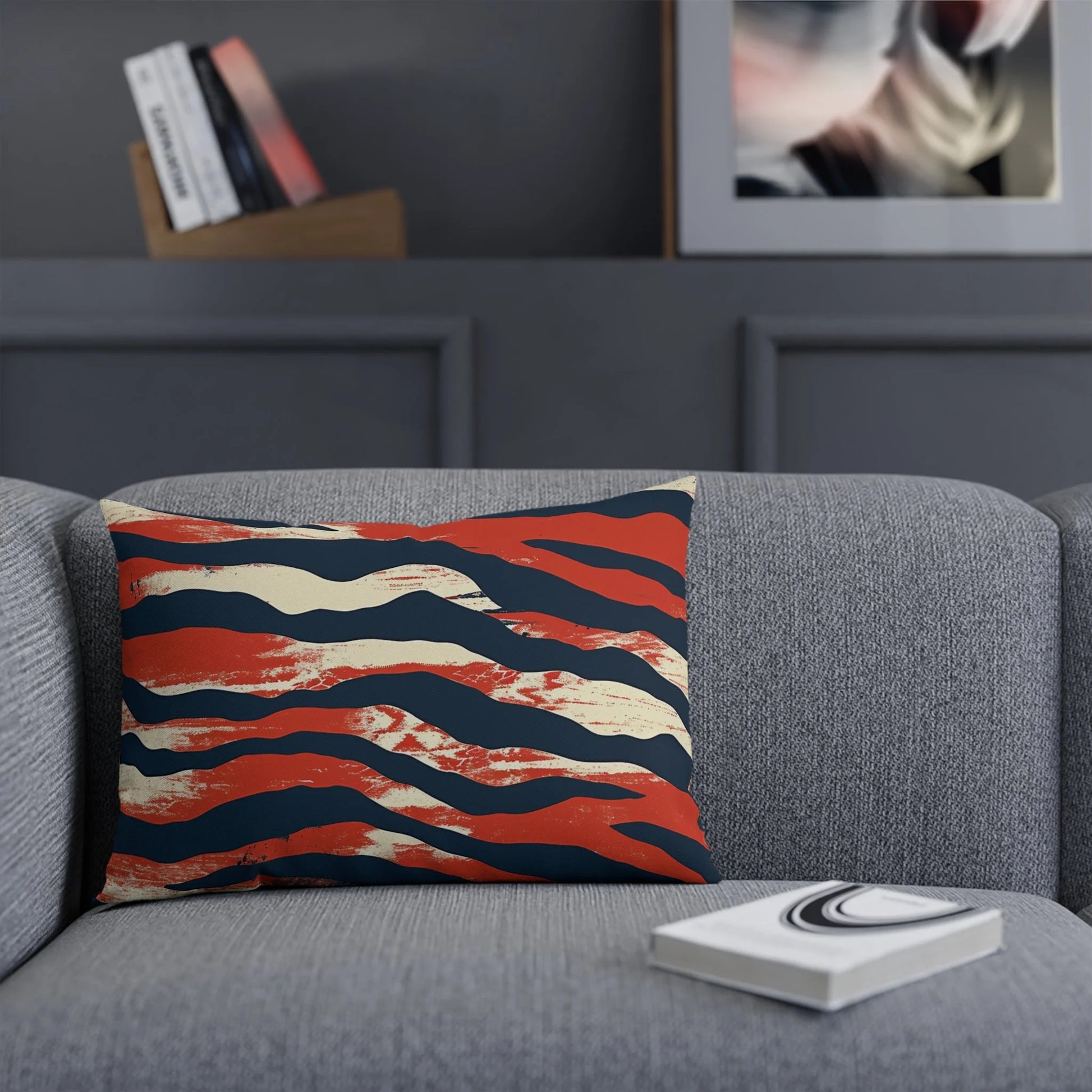 Capricious Tiger Wave Cushion a Decor Enthusiast Dream, Artsulli - Art is Long, Life is Short, Home Decor, , , , , , , 