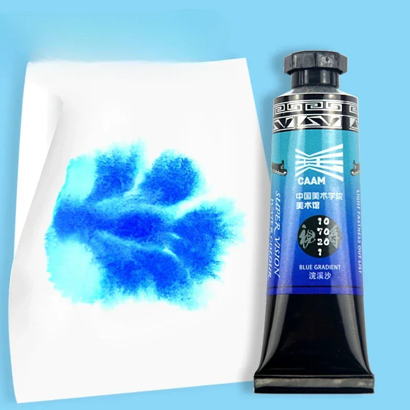 Buy The Best By Artsulli - Art is Long Life Short - 15ml Super Vision Layered Color Solid Watercolor Paint Tools Students Illustration