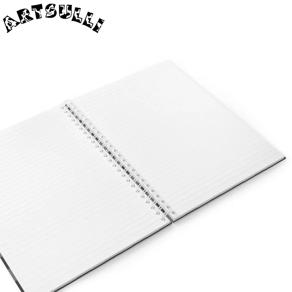JAKKOUTTHEBXX Checkerboard Surfboard Wide-Ruled Spiral Notebook 2025