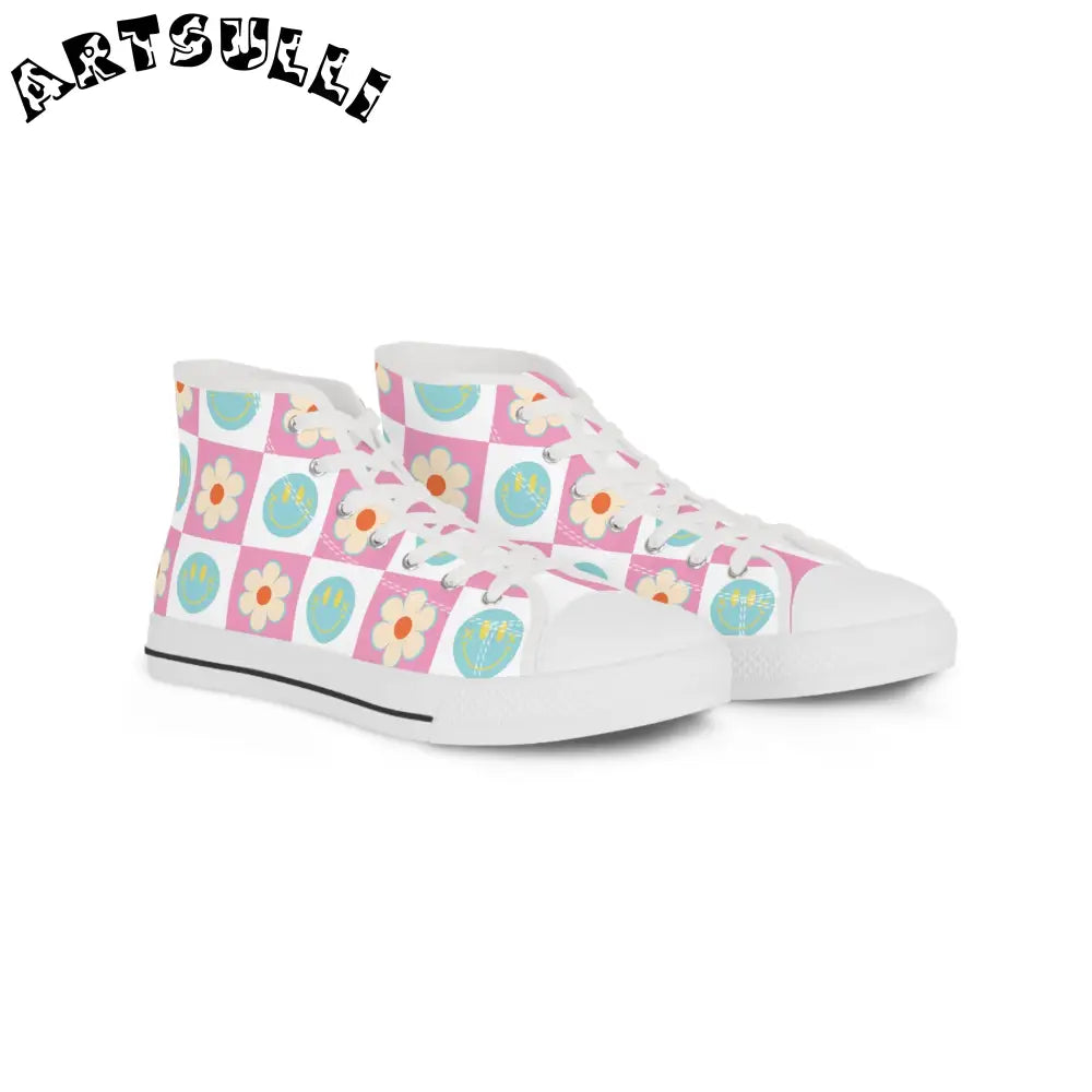 JAKKOUTTHEBXX Checkered Smiley High Tops with Hi-Poly Deodorant Memory 2025