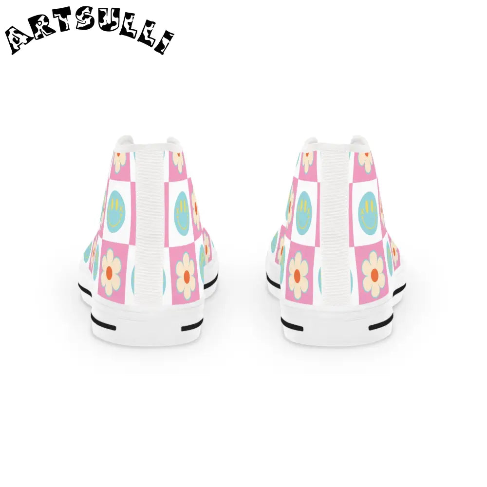 JAKKOUTTHEBXX Checkered Smiley High Tops with Hi-Poly Deodorant Memory 2025