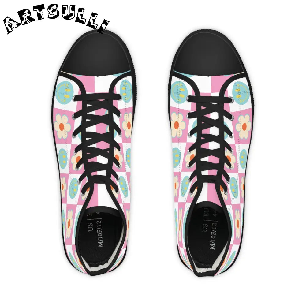 JAKKOUTTHEBXX Checkered Smiley High Tops with Hi-Poly Deodorant Memory 2025
