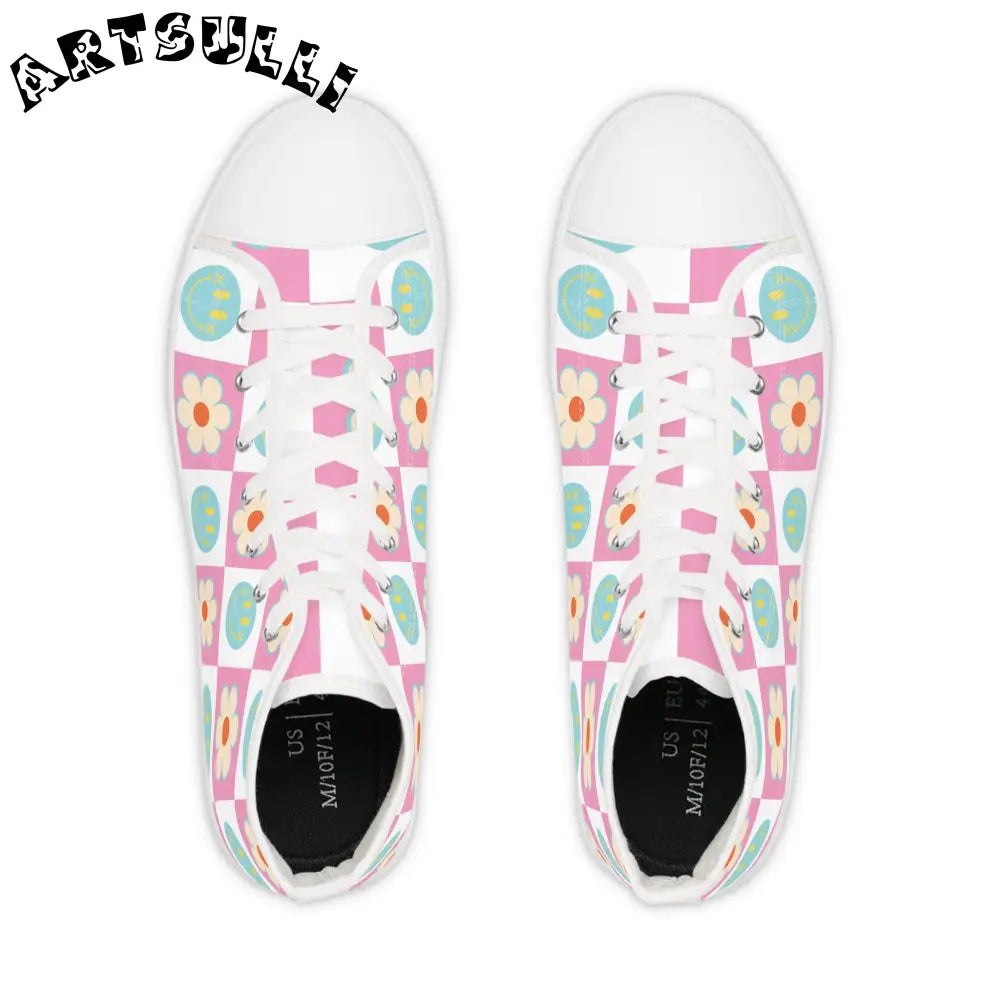 JAKKOUTTHEBXX Checkered Smiley High Tops with Hi-Poly Deodorant Memory 2025