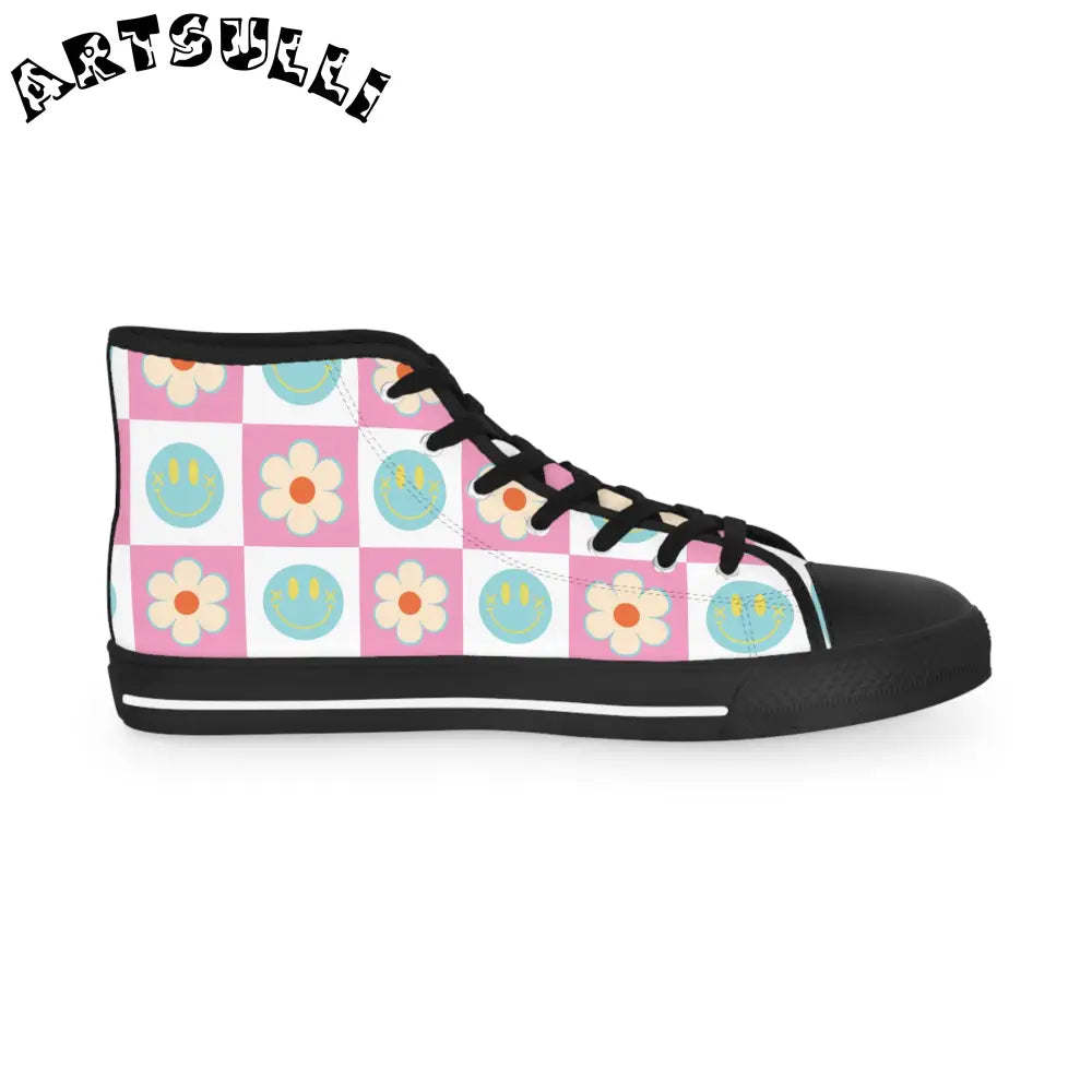 JAKKOUTTHEBXX Checkered Smiley High Tops with Hi-Poly Deodorant Memory 2025
