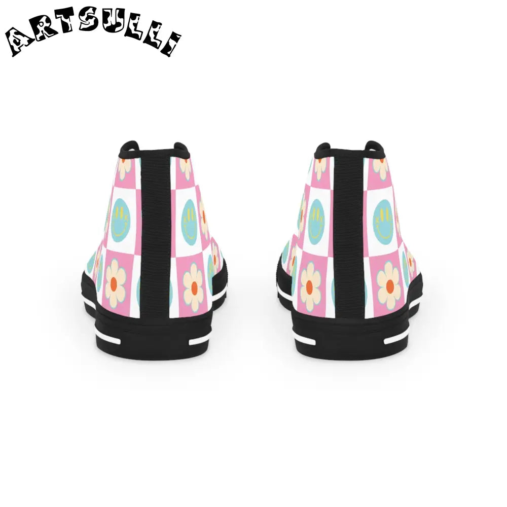 JAKKOUTTHEBXX Checkered Smiley High Tops with Hi-Poly Deodorant Memory 2025