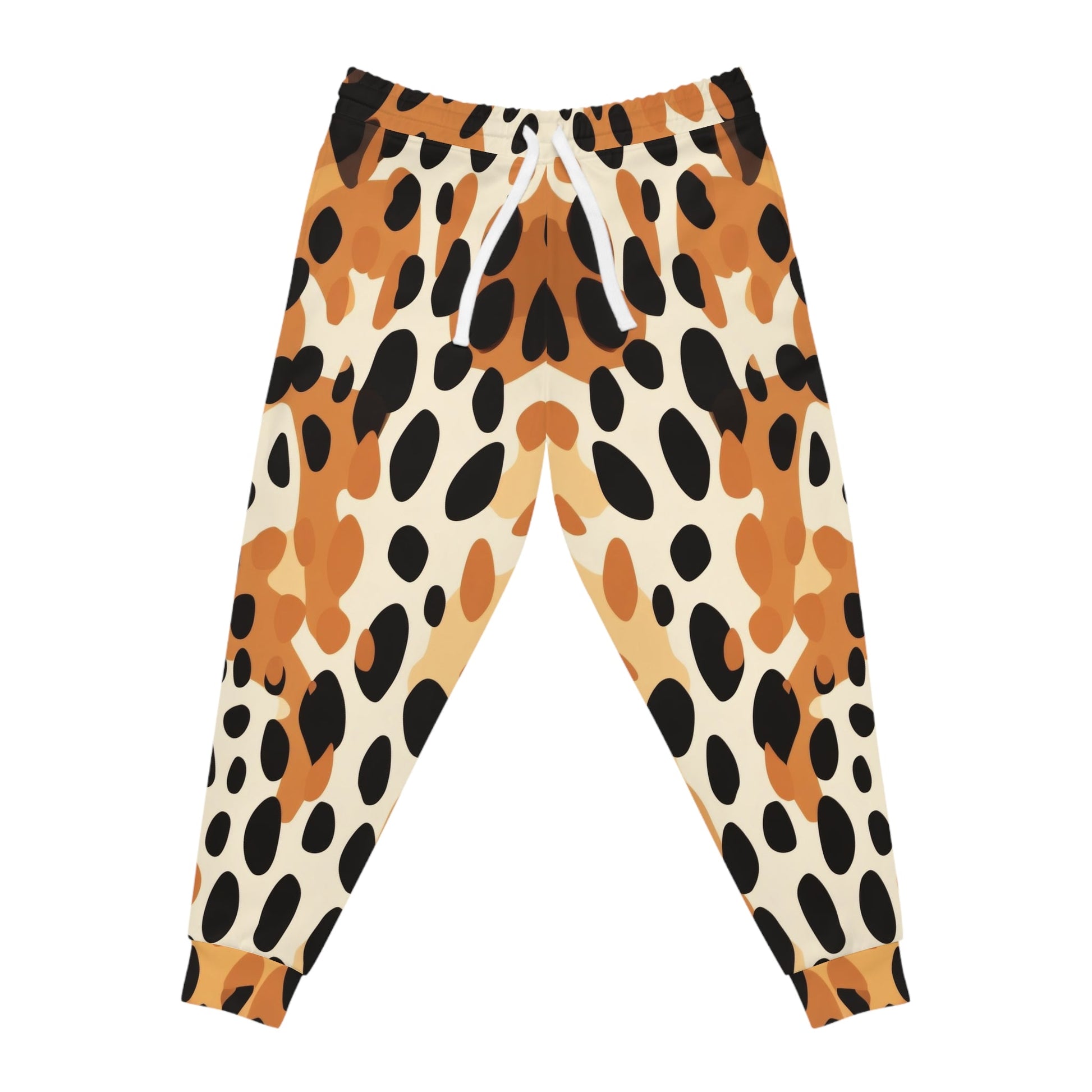 Cheetah Print Joggers, Artsulli - Art is Long, Life is Short, All Over Prints, Size, S, Color, Seam thread color automatically matched to design, , , 26876714542376339479