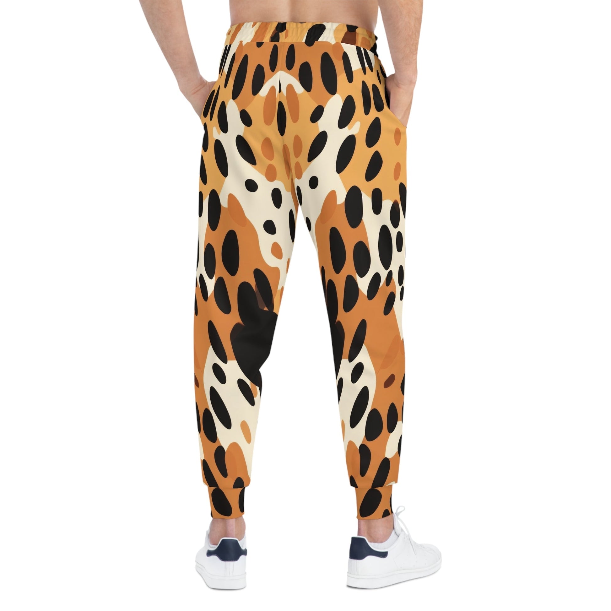 Cheetah Print Joggers, Artsulli - Art is Long, Life is Short, All Over Prints, , , , , , , 