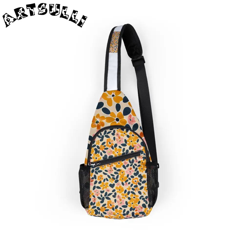 JAKKOUTTHEBXX Customizable Floral Print Chest Bag 2025